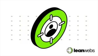 Green circular target icon with person symbol representing LeanWebs Toolkit Accessibility guides.