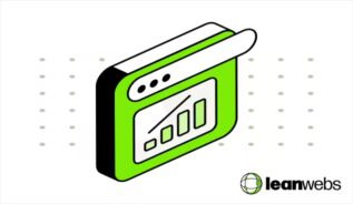 A stylised browser window icon with a bar chart inside, coloured in green and black.