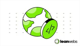 A green and white globe icon with a forward slash and angle bracket symbol representing code.