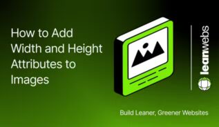 Thumbnail for guide on adding width and height attributes to images in WordPress.
