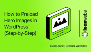 Thumbnail for guide on preloading hero images in WordPress.